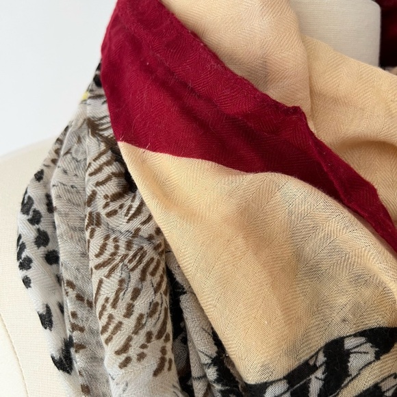 Owl Scarf Extra Large Hedwig Unique Snowy Owl Winter Fall - Picture 3 of 6